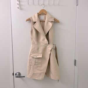 C/MEO COLLECTIVE WRAPPED JACKET/SUIT DRESS